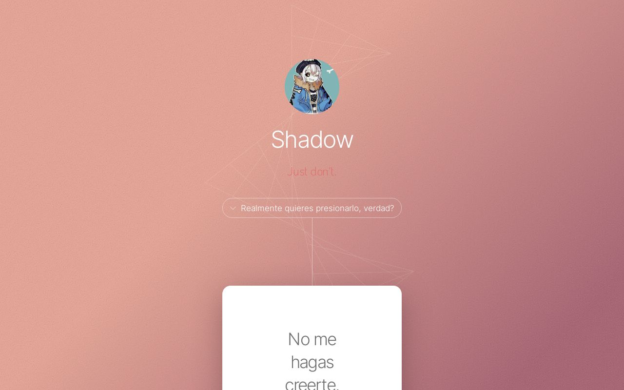 Carrd profile picture for @shadowing